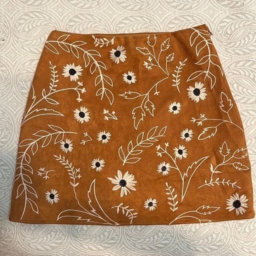 Boutique Soft Suedelike Skirt XS